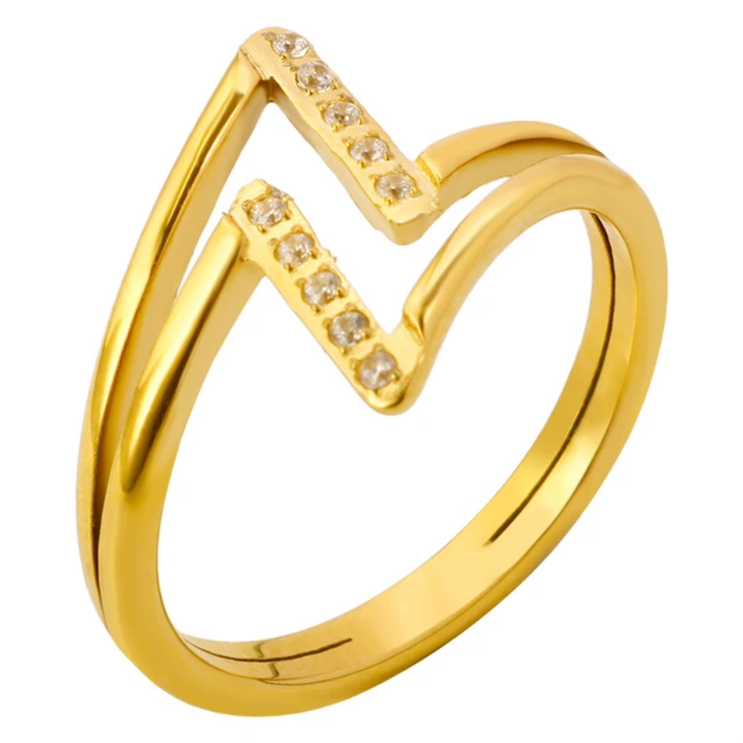 Madisson Wavy Diamond Ring