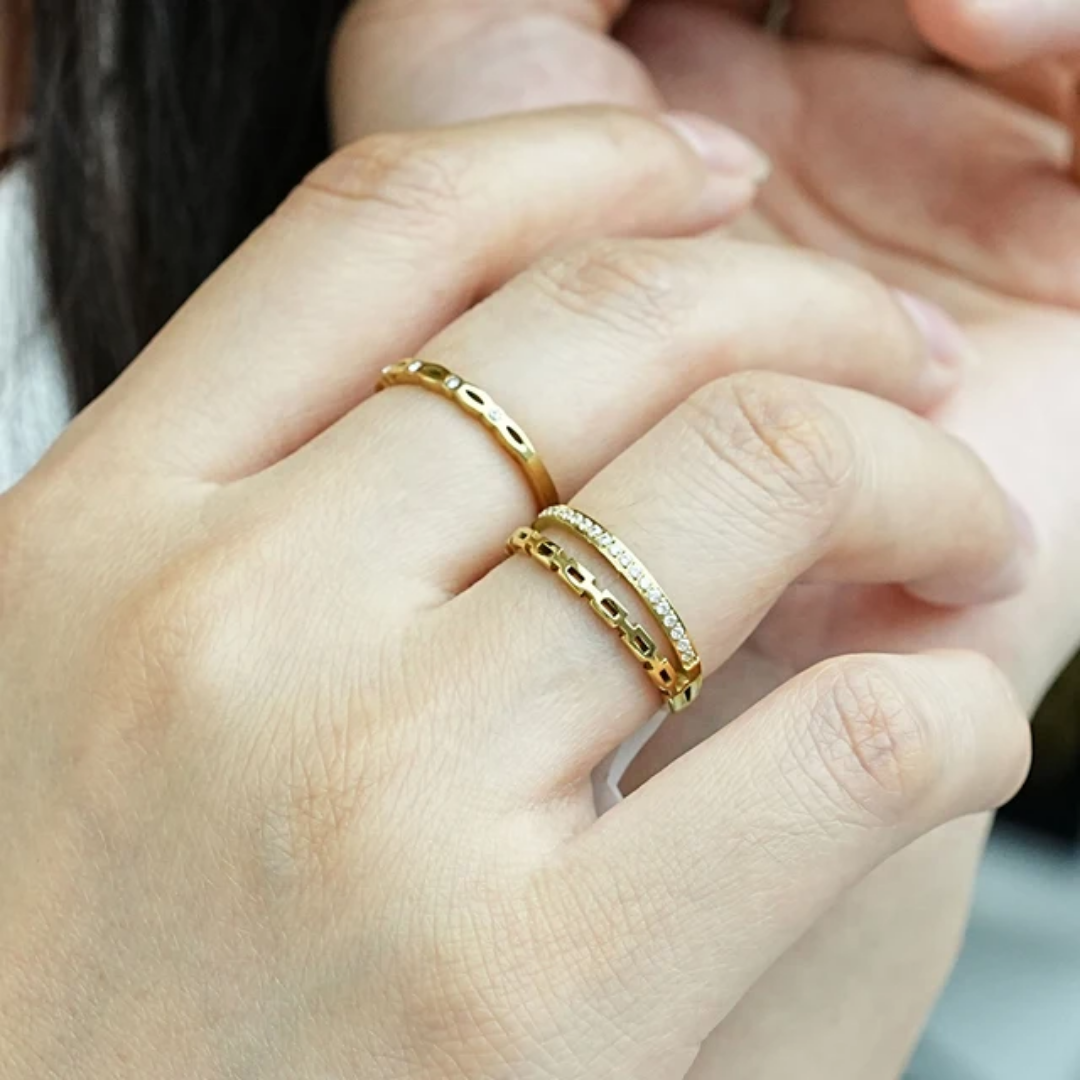 Duala Diamond Gold Ring
