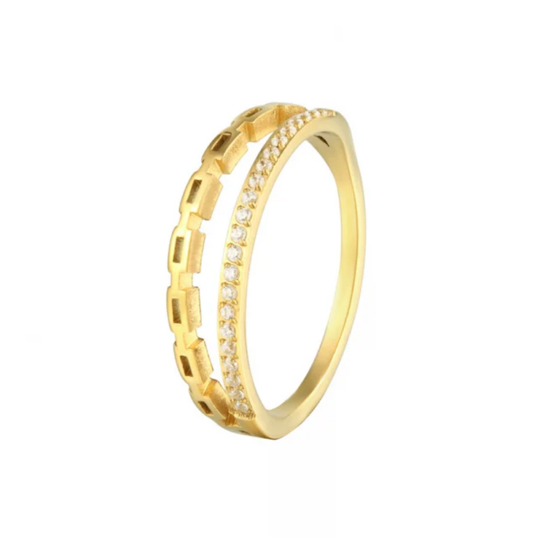Duala Diamond Gold Ring