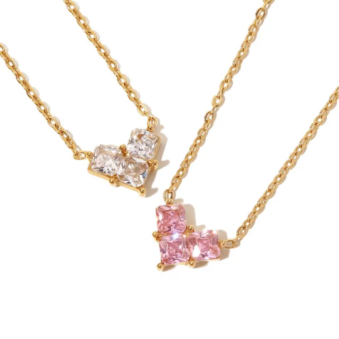 Gigi Princess Heart Minimalist Necklace
