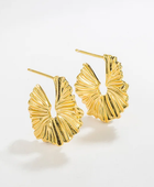 Yami Flat Gold Hoops