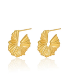 Yami Flat Gold Hoops