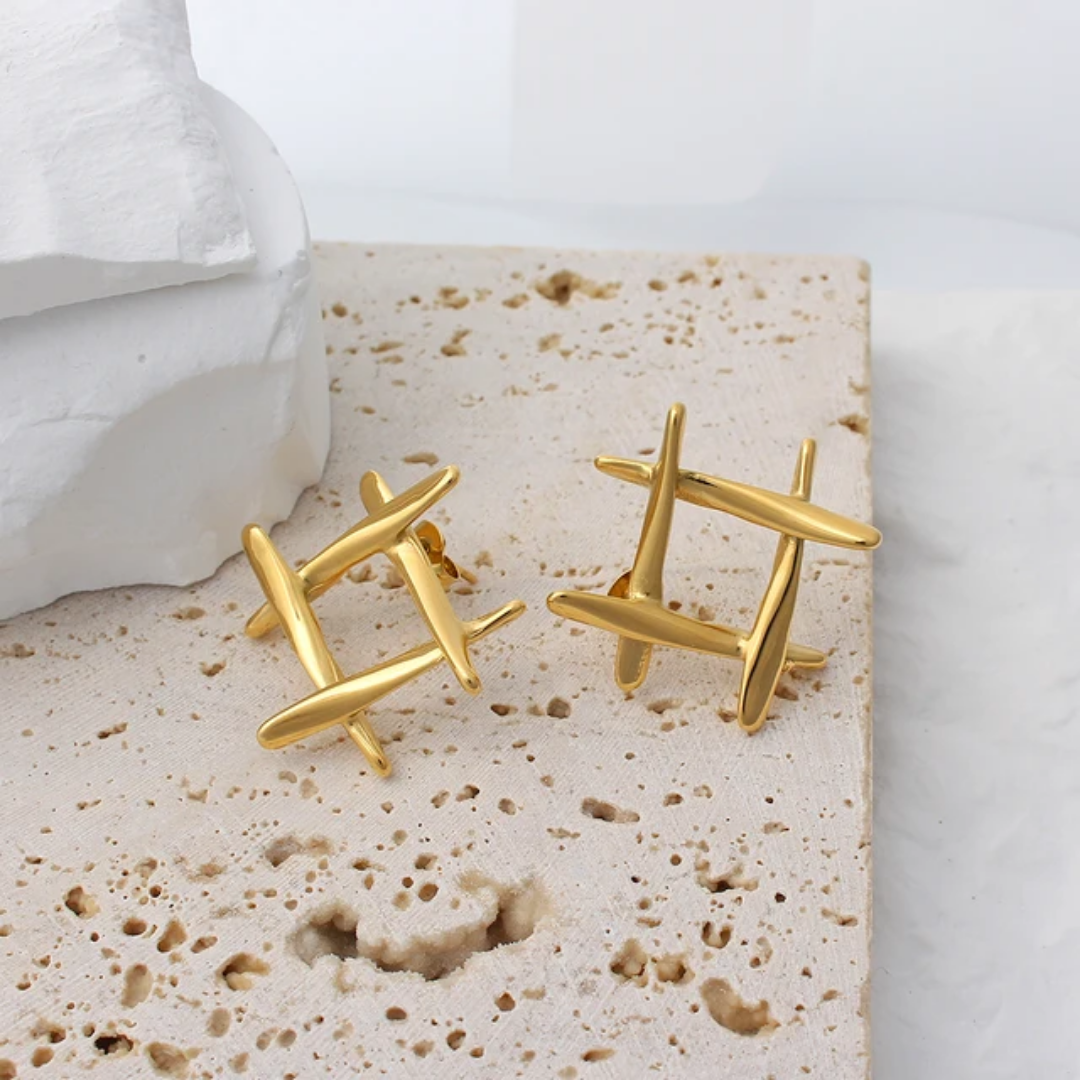 Netila Square Classy Earrings
