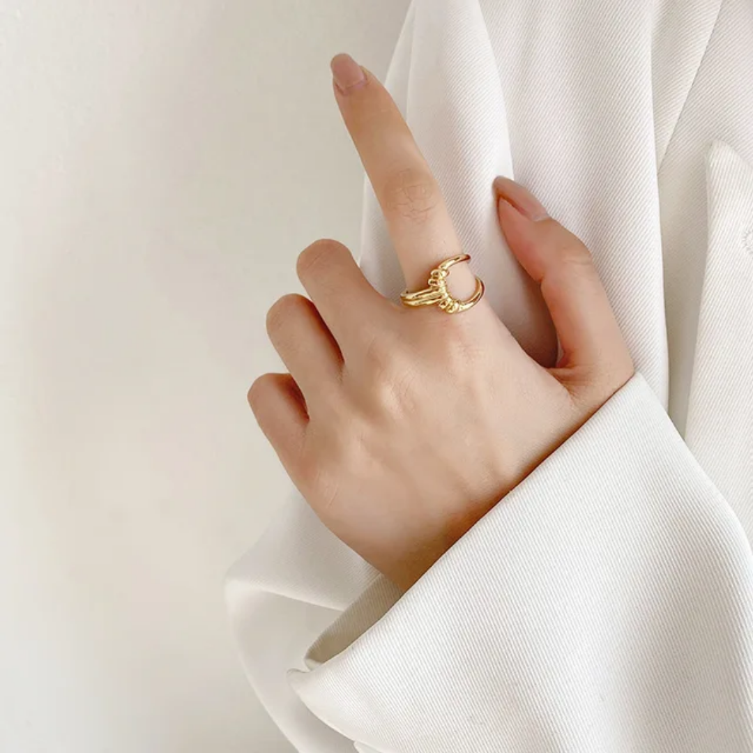 Janiel Classy Gold Ring