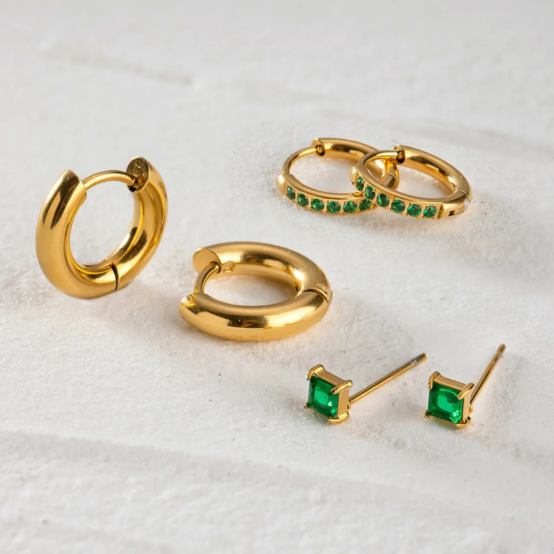 Wiser Emerald Piercing Set