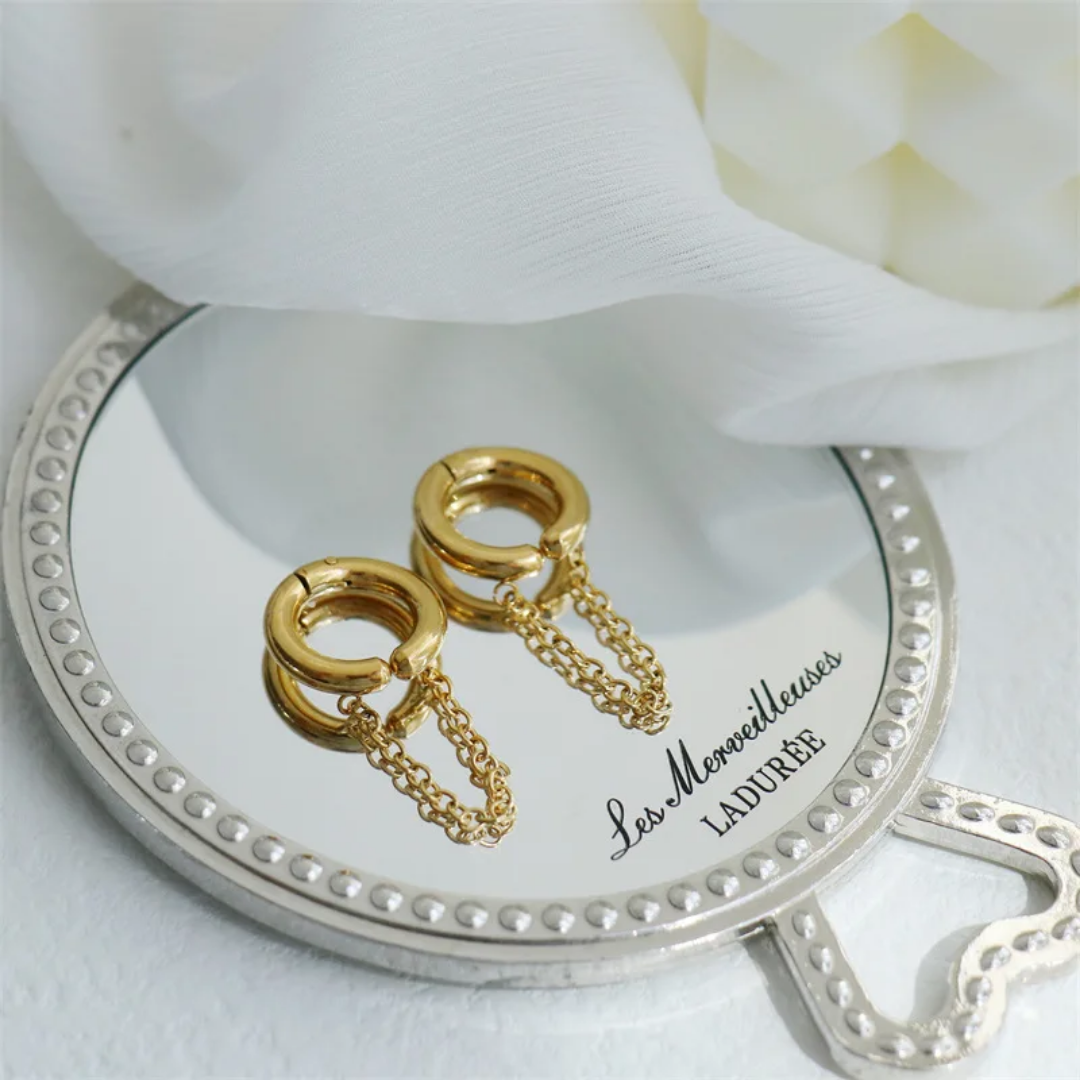 Joli Chain Clip on Earcuffs Set