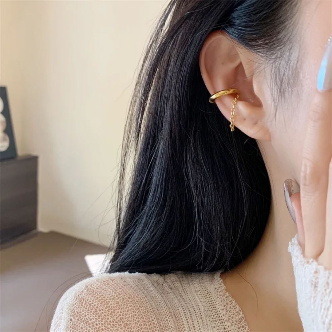 Joli Chain Clip on Earcuffs Set