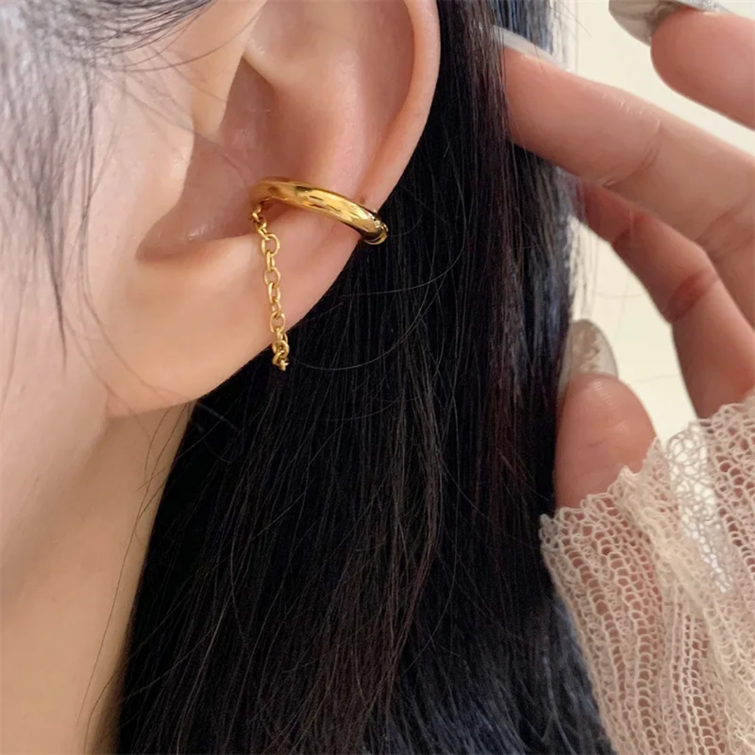 Joli Chain Clip on Earcuffs Set