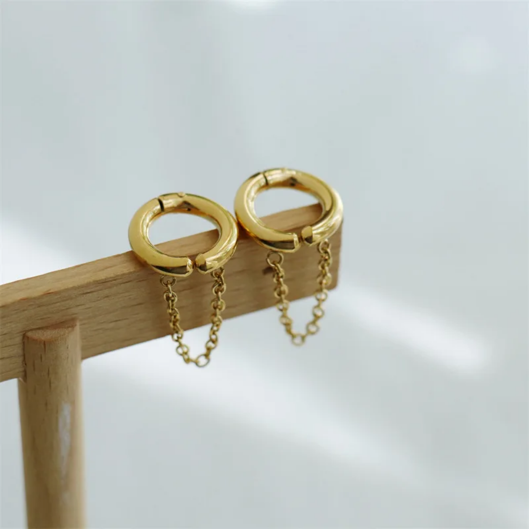 Joli Chain Clip on Earcuffs Set