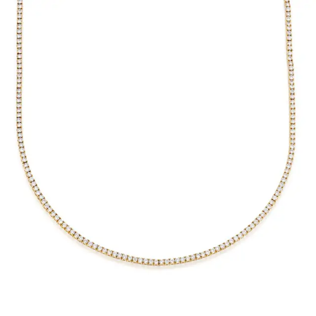 Shona Thin Tennis Necklace✨