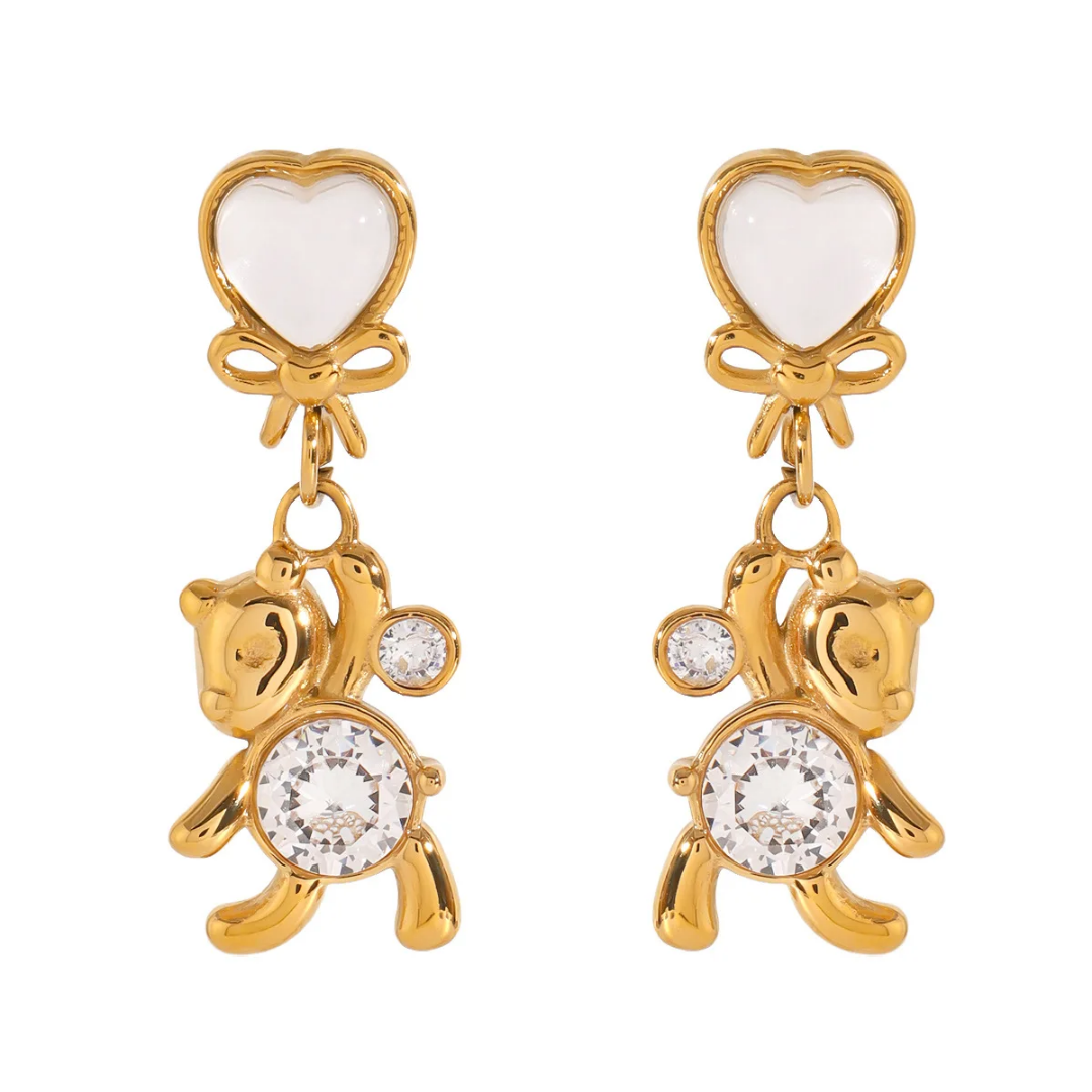 Lovy Dovy Teddy Bear Earrings