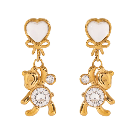 Lovy Dovy Teddy Bear Earrings