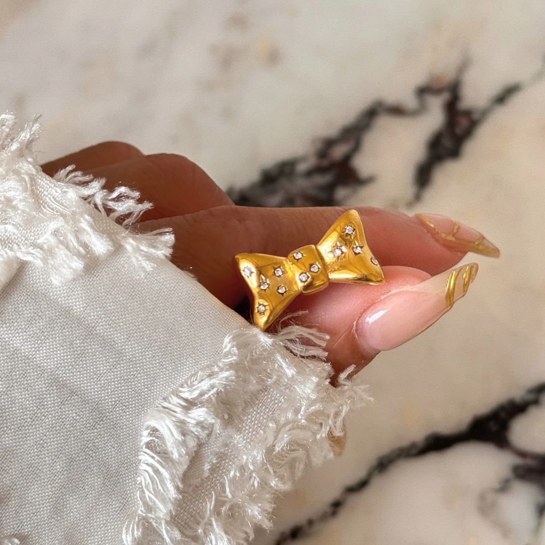Boose Bow Diamond Ring