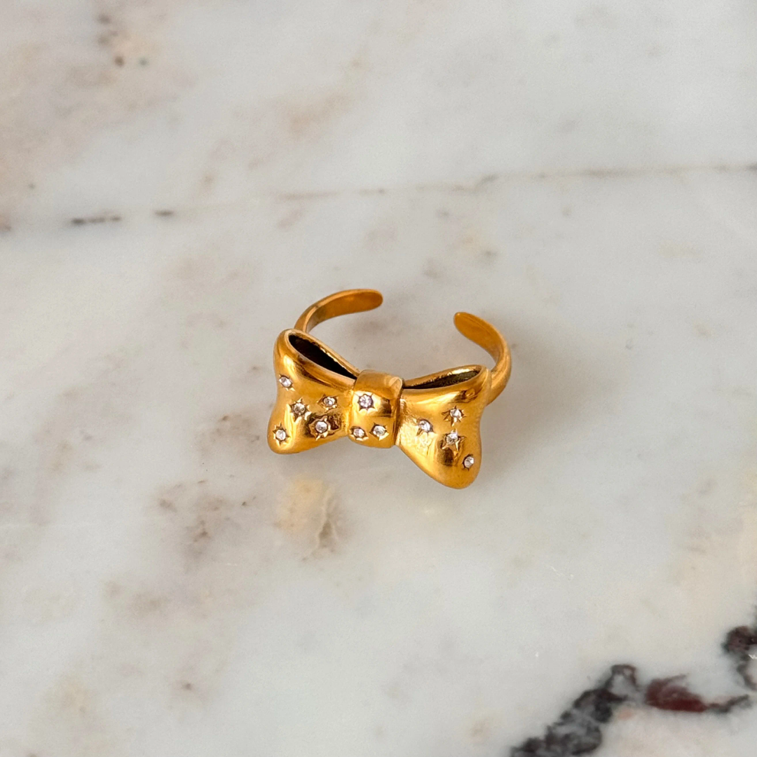 Boose Bow Diamond Ring