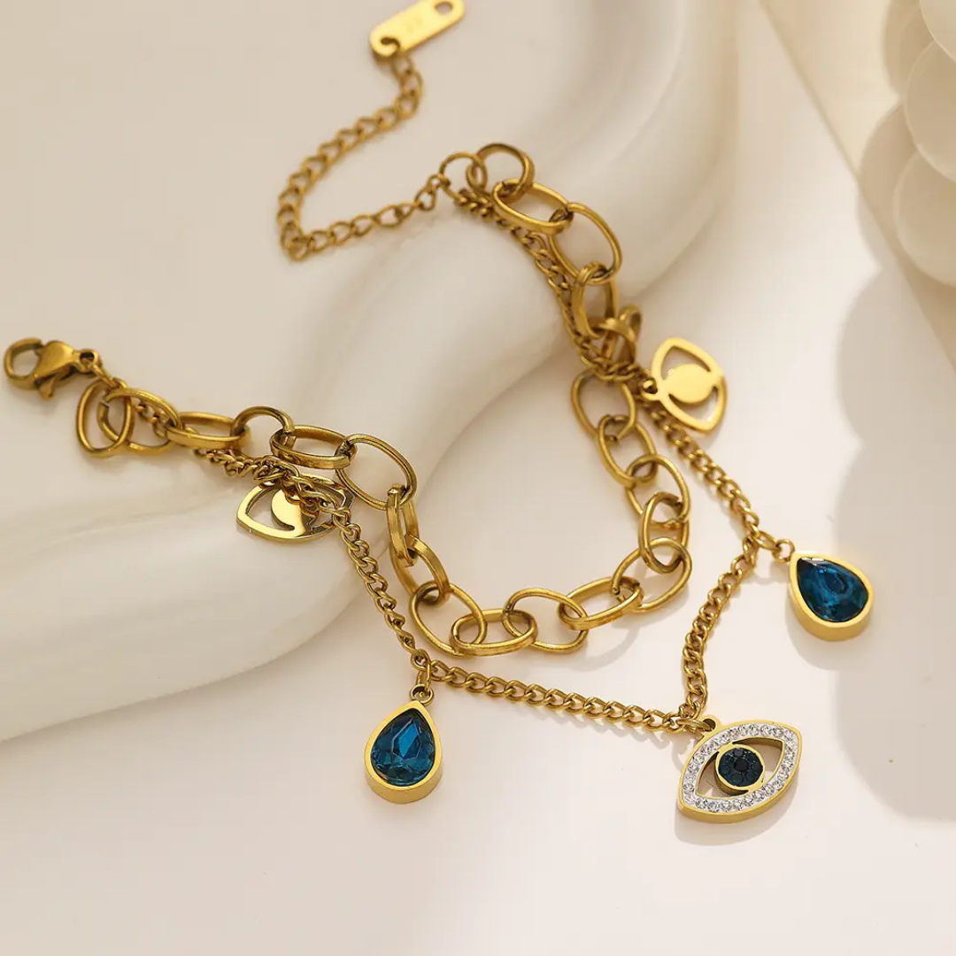 Evil Eye Blue Stone Bracelets