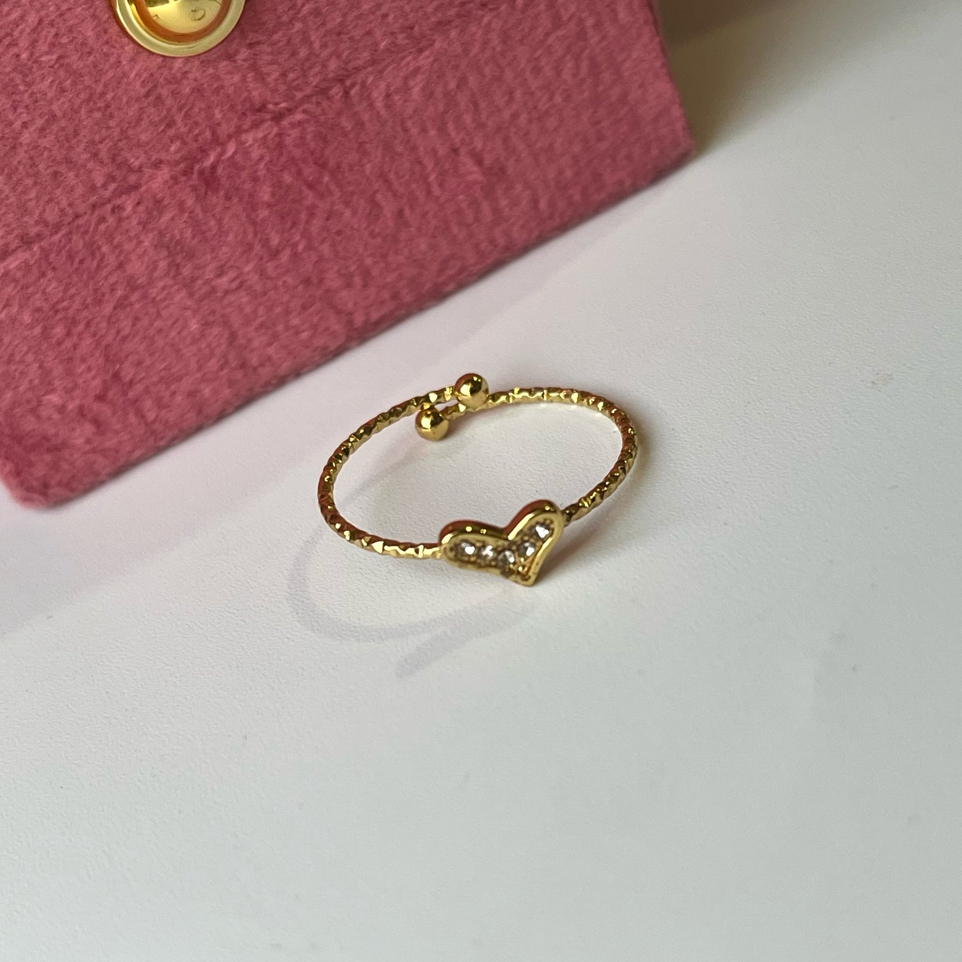 Keno Little Diamond Heart Ring