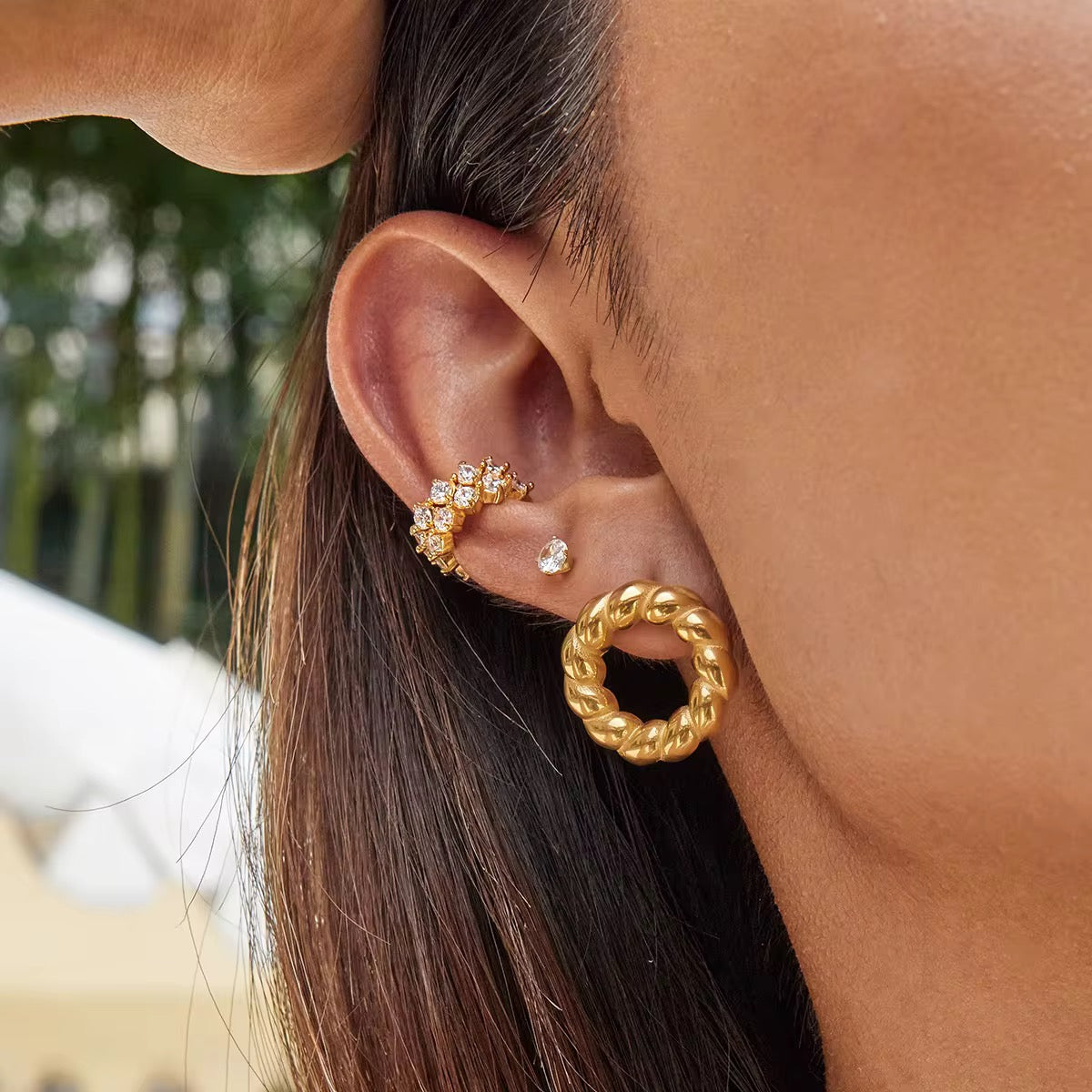 Venecia Diamond Earcuffs