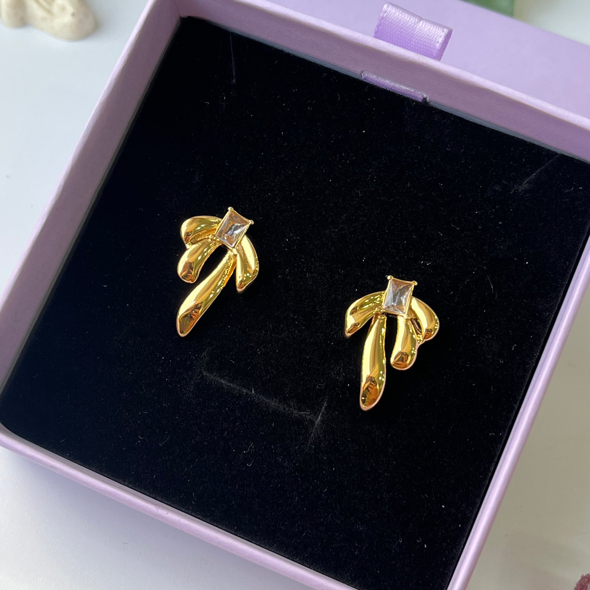 Ferry Leaf Statement Earrings