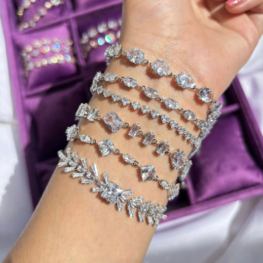 Rapunzel White Stone Bracelets-1