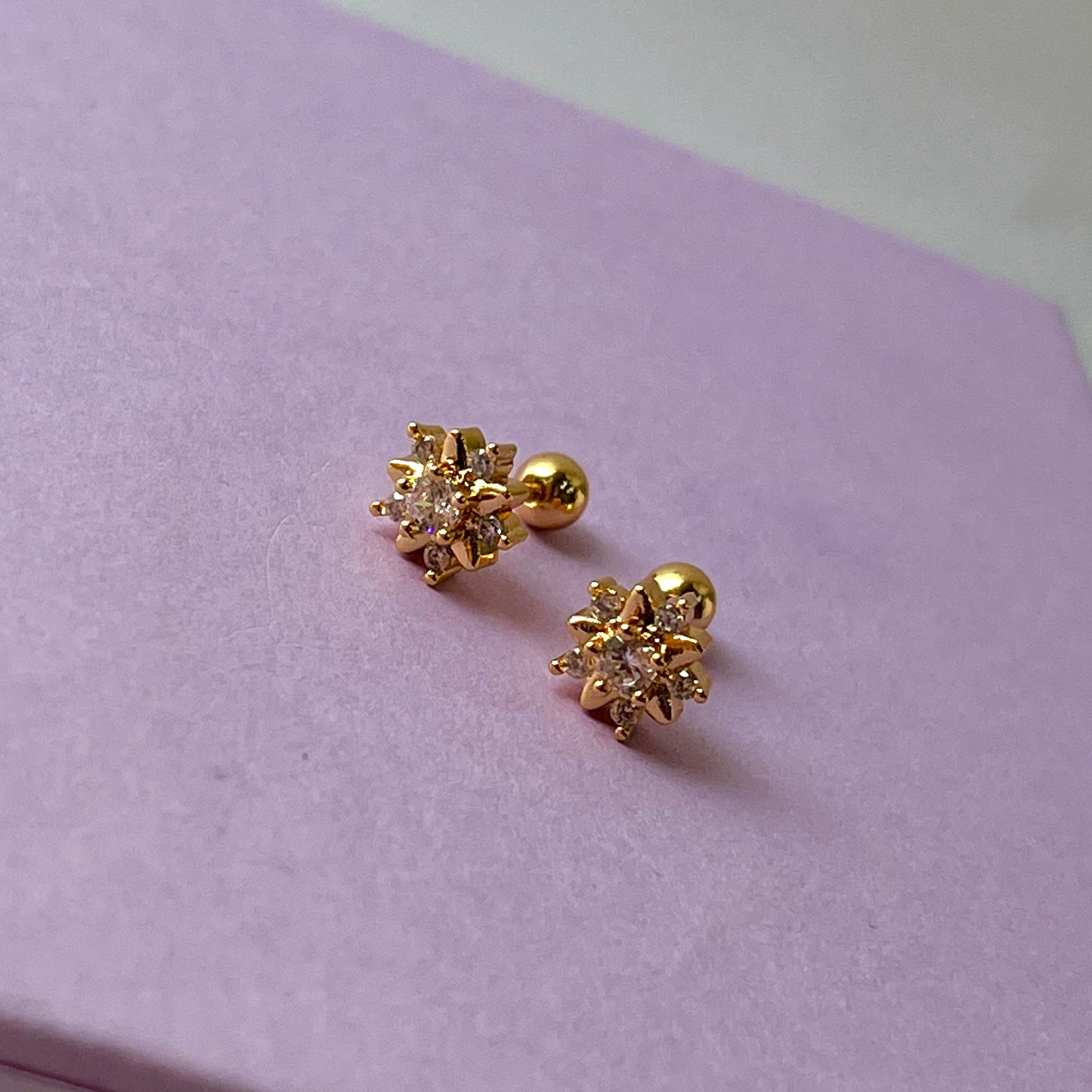 Galaxy Star Ball Back Studs