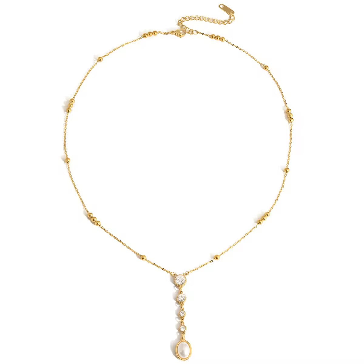 Juri Pearl Diamond Necklace