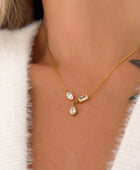 Sohini Tri Diamond Necklace