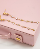 Shelin Diamond Drop Long Earrings