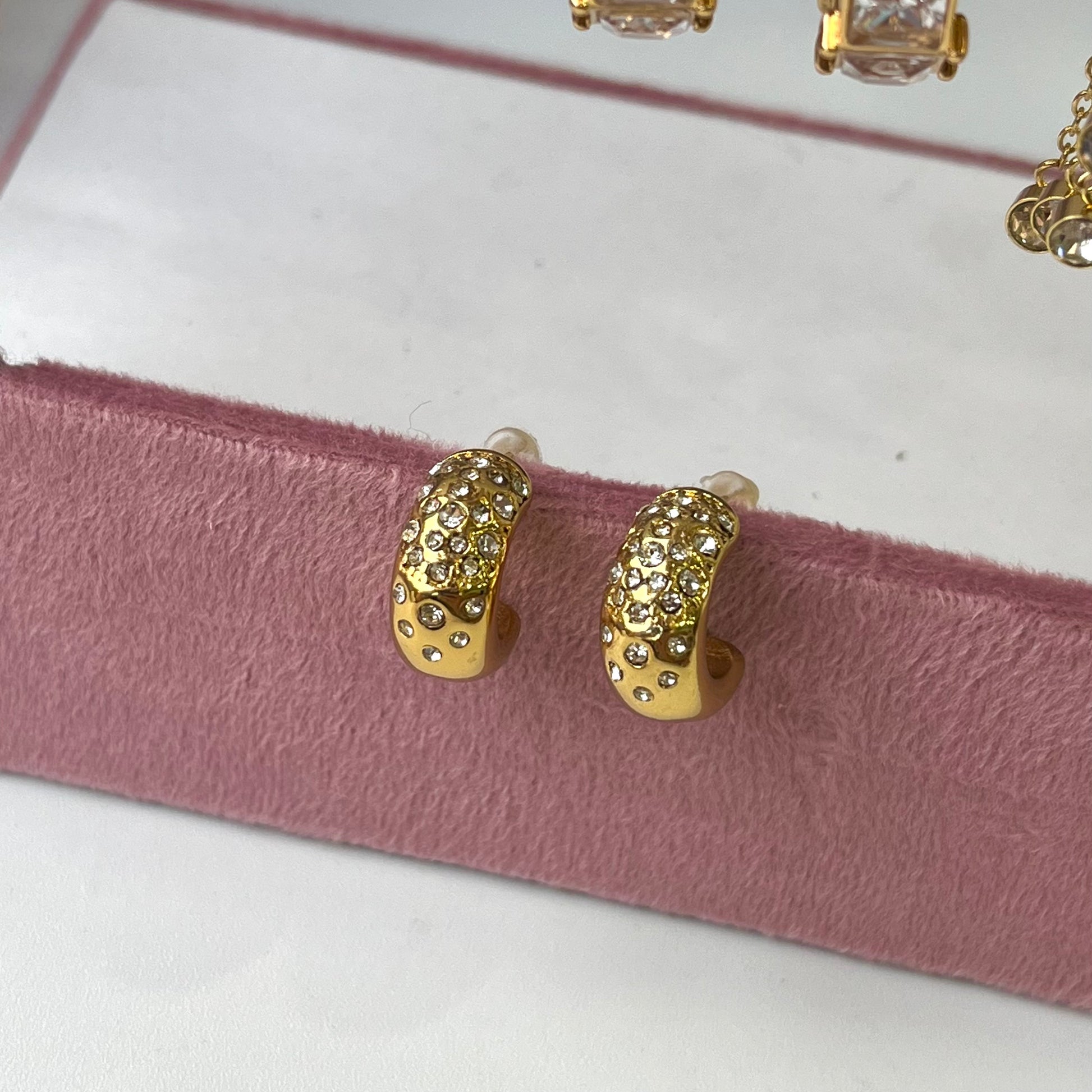 Minie Fusi Diamond Hoops