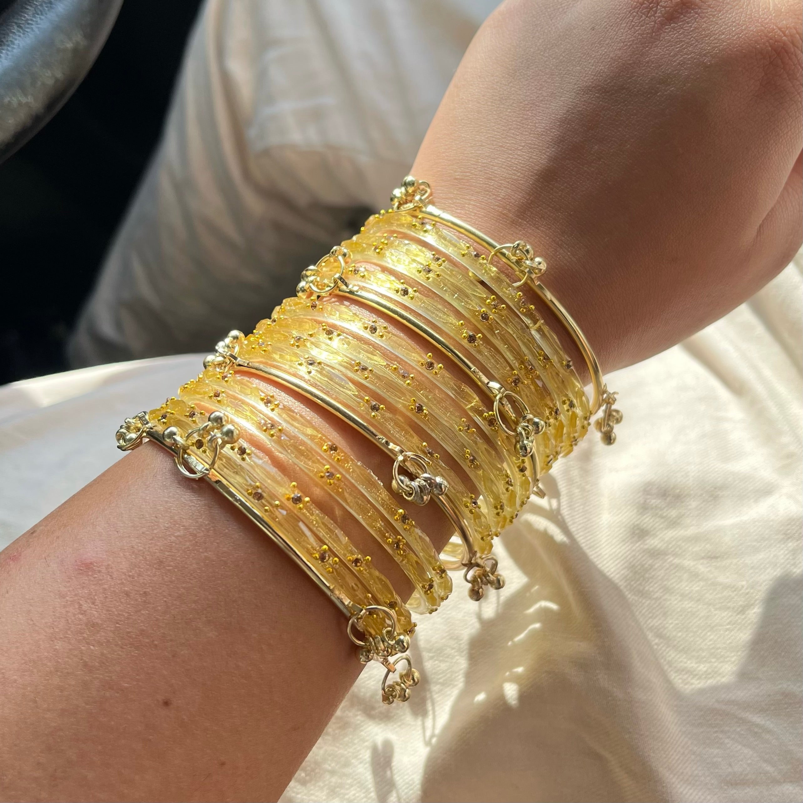 Kashvi Creamy Kashmiri Bangles Set