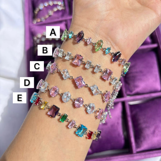 Rapunzel Multicolour Stone Bracelets