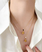 Pearl Poison Bottle Necklace