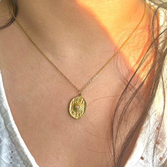 Elight Sunrays Gold Necklace