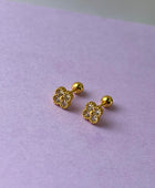 Deina Clover Ball Back Studs