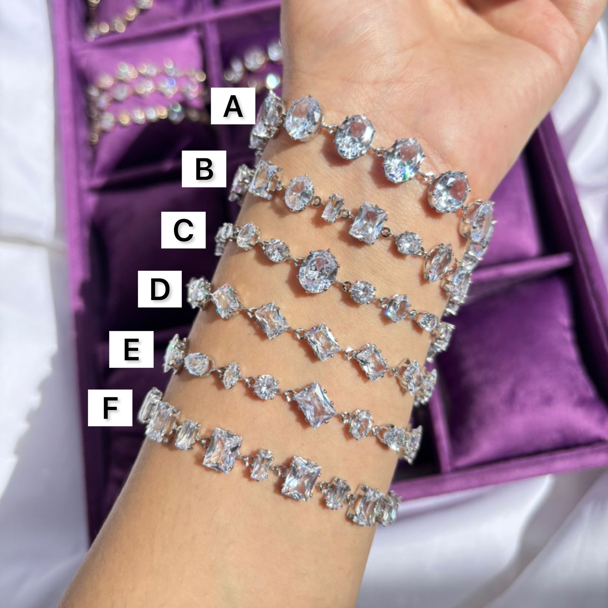 Rapunzel White Stone Bracelets-2