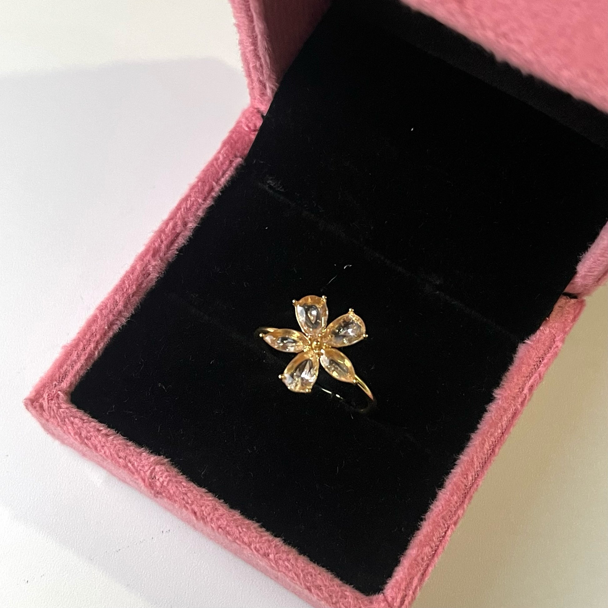 Jenny Flower Diamond Ring