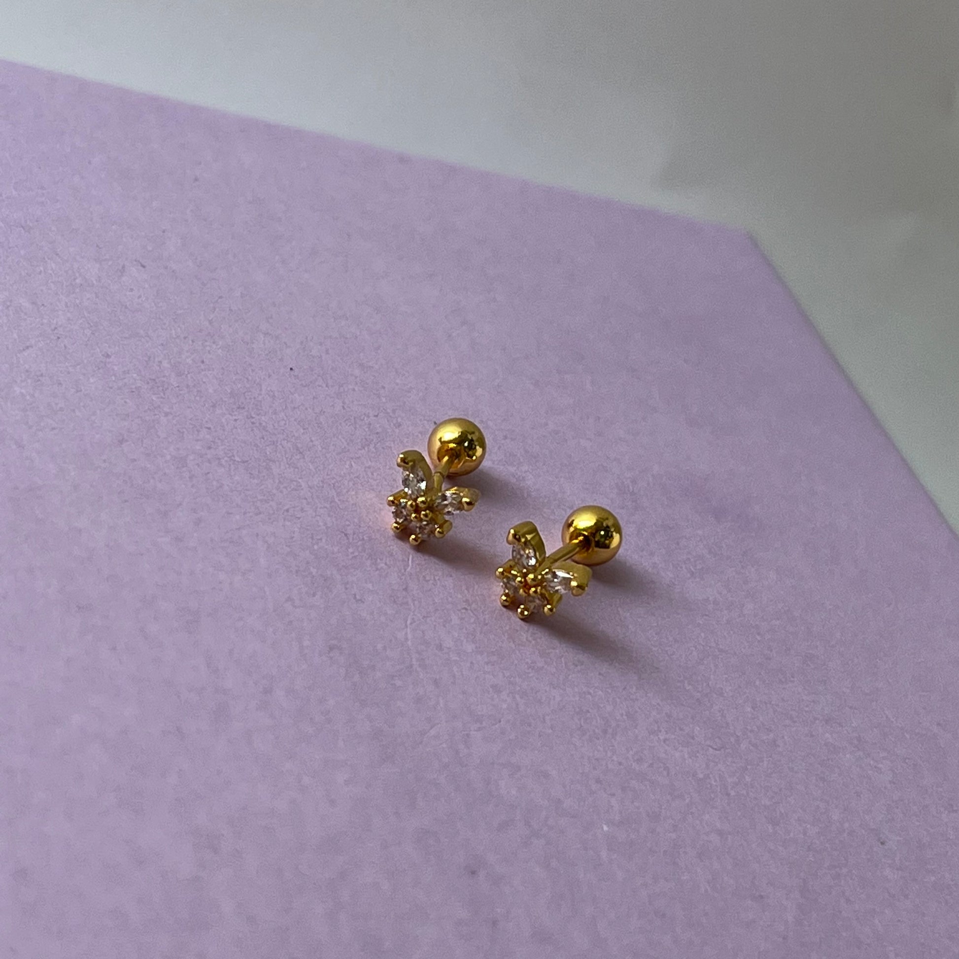 Mini Butterfly Ball Back Studs
