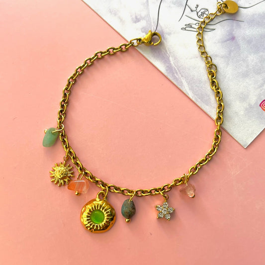 Sophie Sun Flower Charms Bracelet