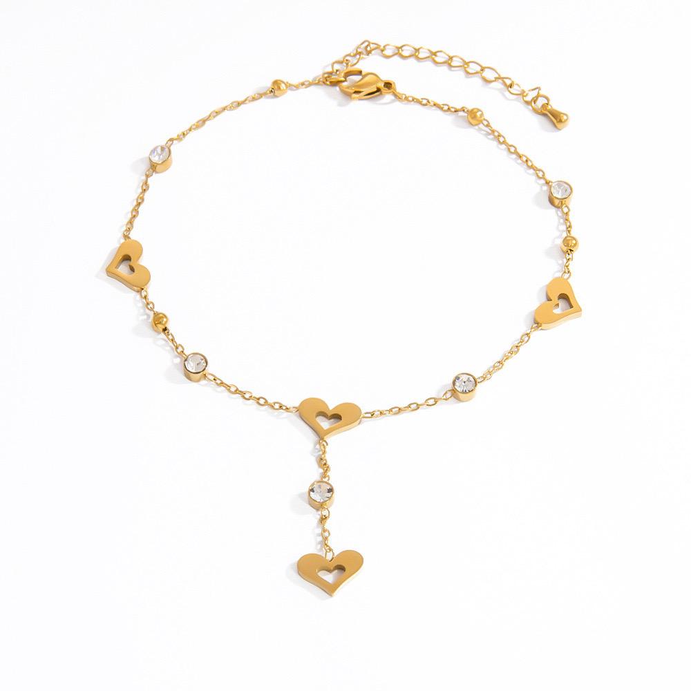 Mia Heart Hanging Anklet