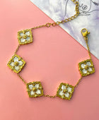 Diori White Clover Bracelet