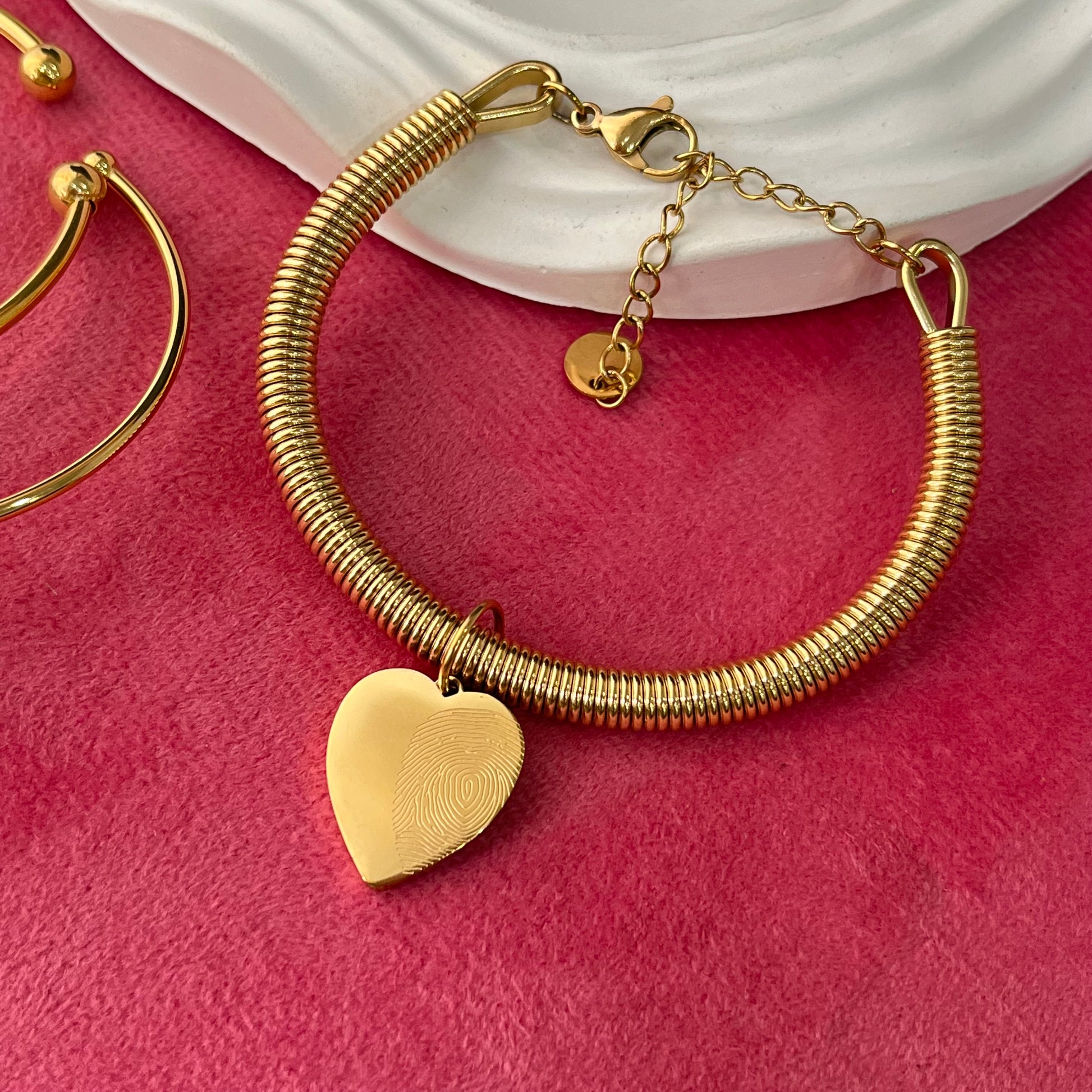 Fingerprint Chunky Bracelet