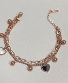 Julia Heart Hanging Bracelet