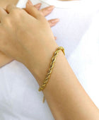 Thick & Thin Rope Chunky Bracelet