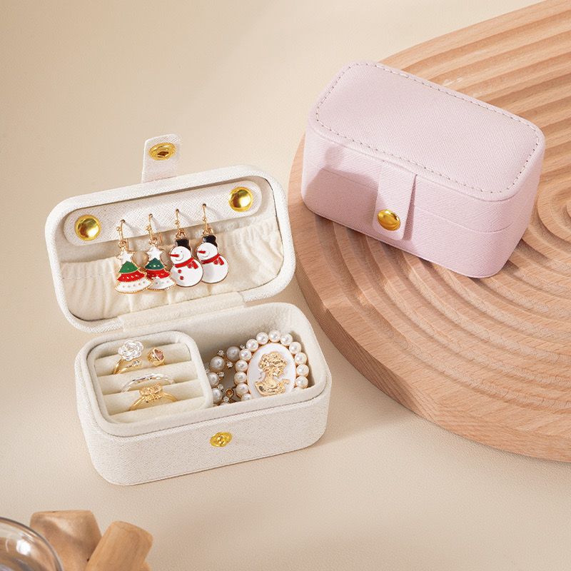 Shelly Leather Mini Jewellery Box