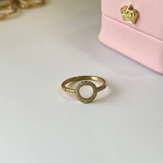 Roundish Hollow Gold Ring