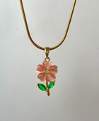 Springi Flowers Gold Necklace