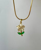 Springi Flowers Gold Necklace