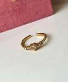 Tisha Diamond Heart Rings
