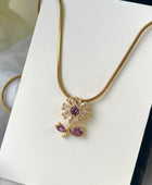Lavis Flower Gold Necklace