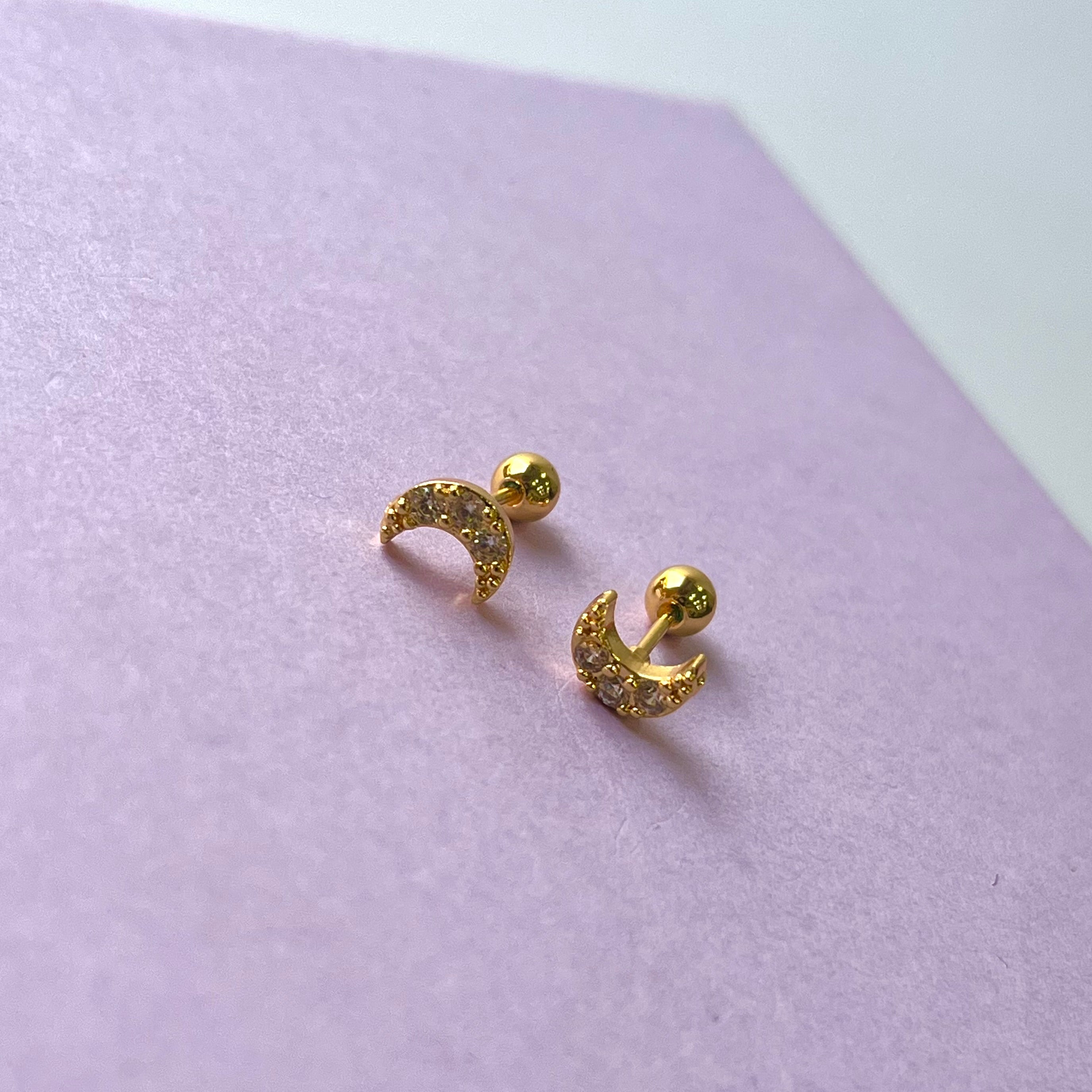 Fiza Moon Ball Back Studs