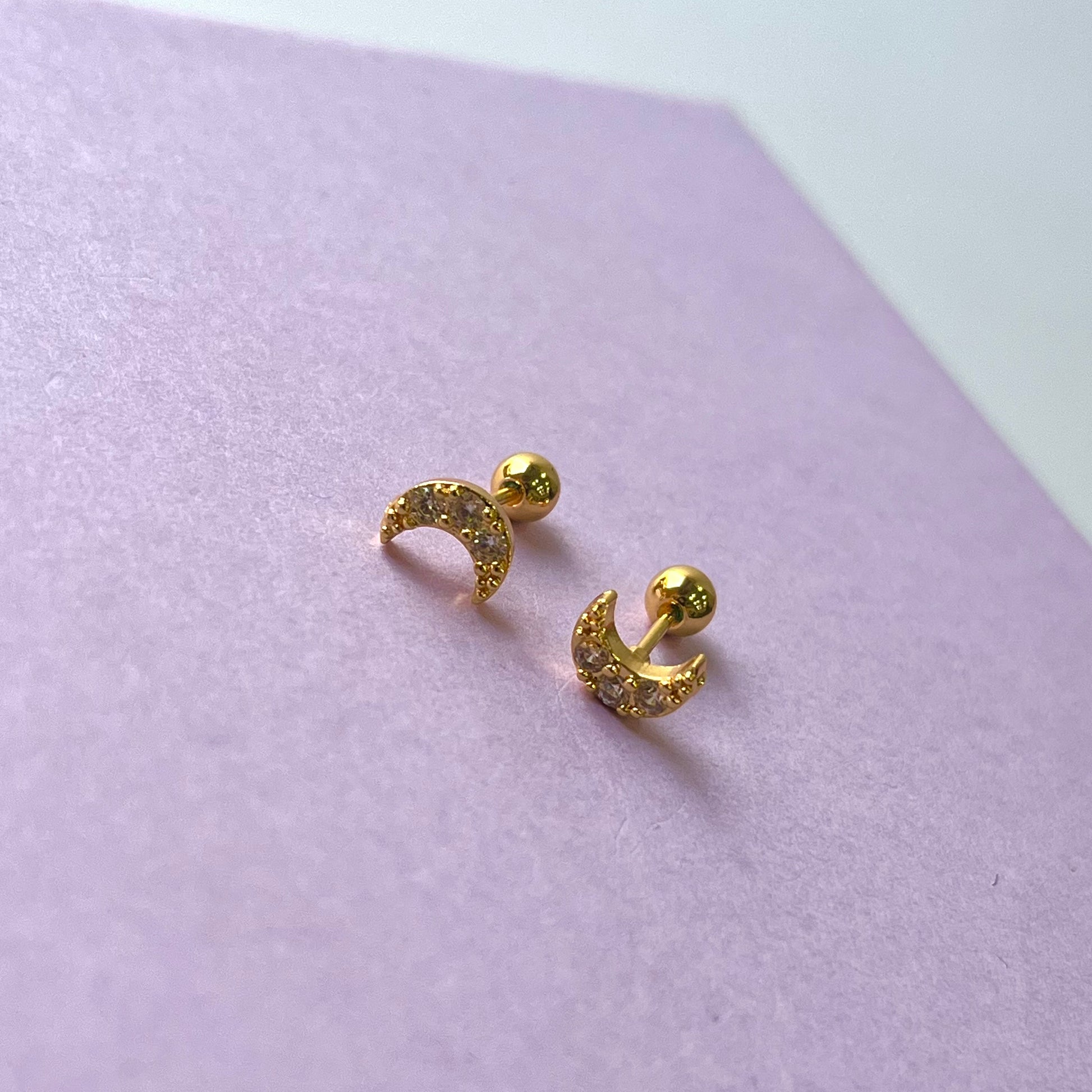 Fiza Moon Ball Back Studs